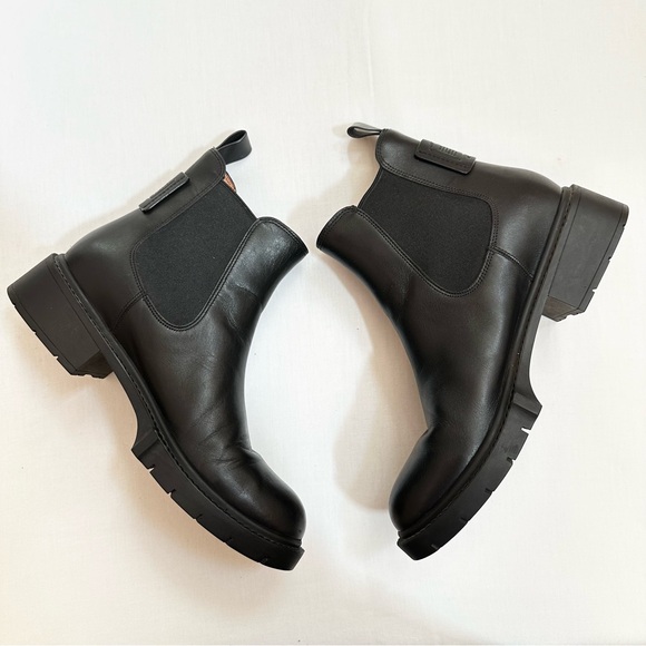 Authentic Coach Black Leather Booties - Picture 2 of 11